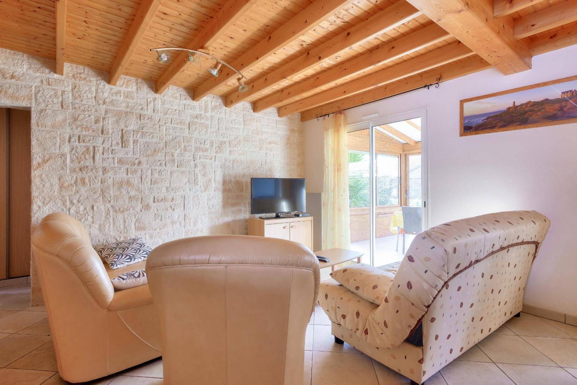 Maison Pour 8 - 5Min De La Plage - Jardin & Veranda Longeville-sur-Mer Eksteriør bilde
