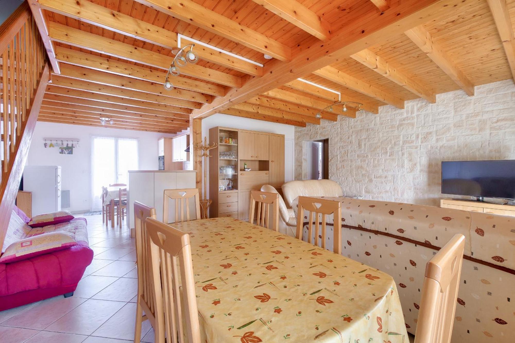 Maison Pour 8 - 5Min De La Plage - Jardin & Veranda Longeville-sur-Mer Eksteriør bilde