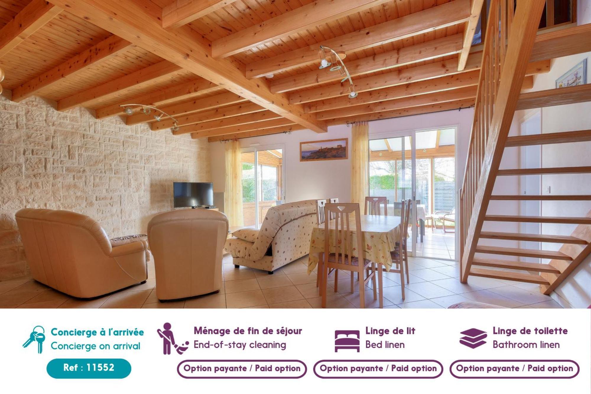Maison Pour 8 - 5Min De La Plage - Jardin & Veranda Longeville-sur-Mer Eksteriør bilde