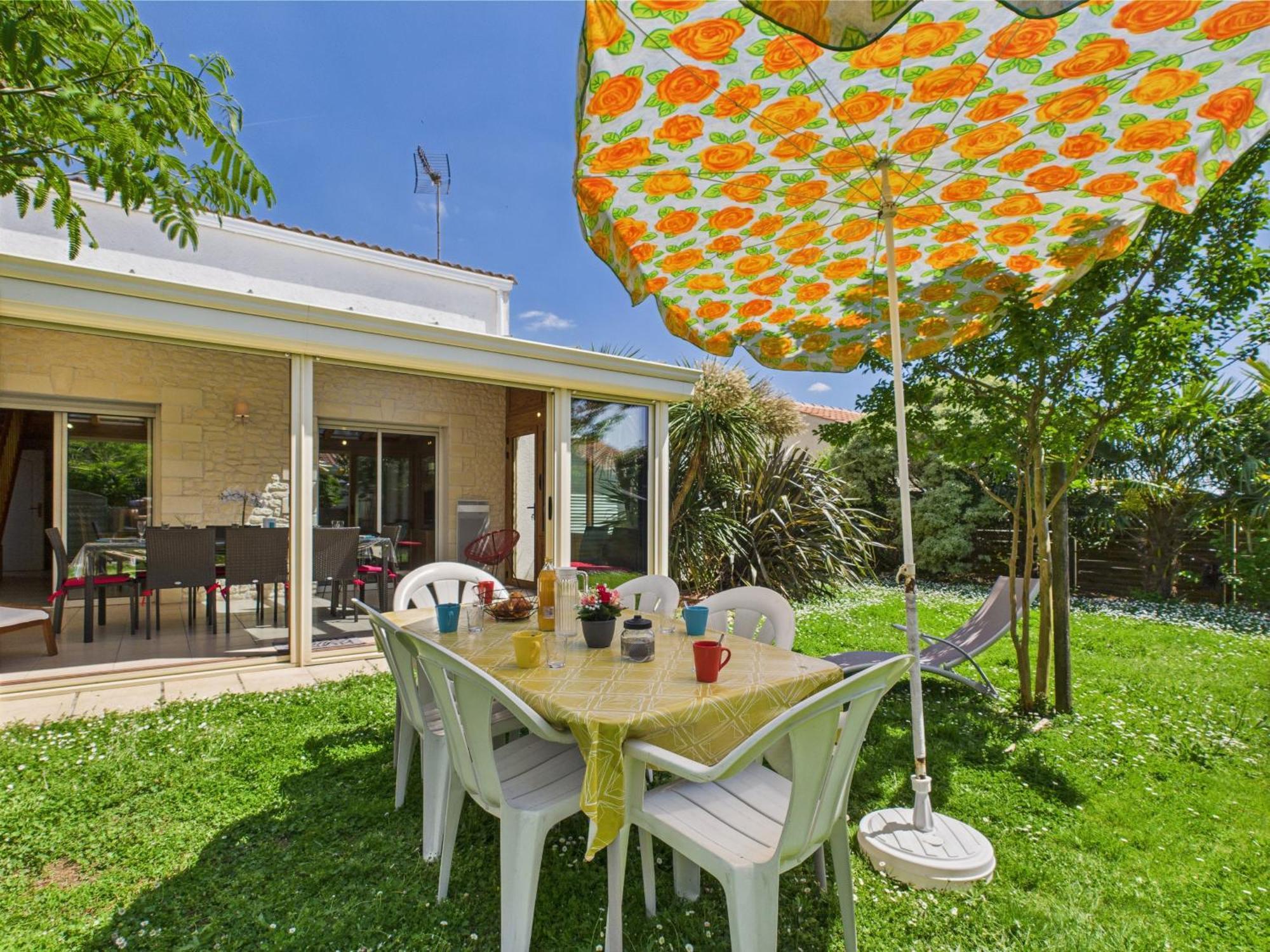Maison Pour 8 - 5Min De La Plage - Jardin & Veranda Longeville-sur-Mer Eksteriør bilde